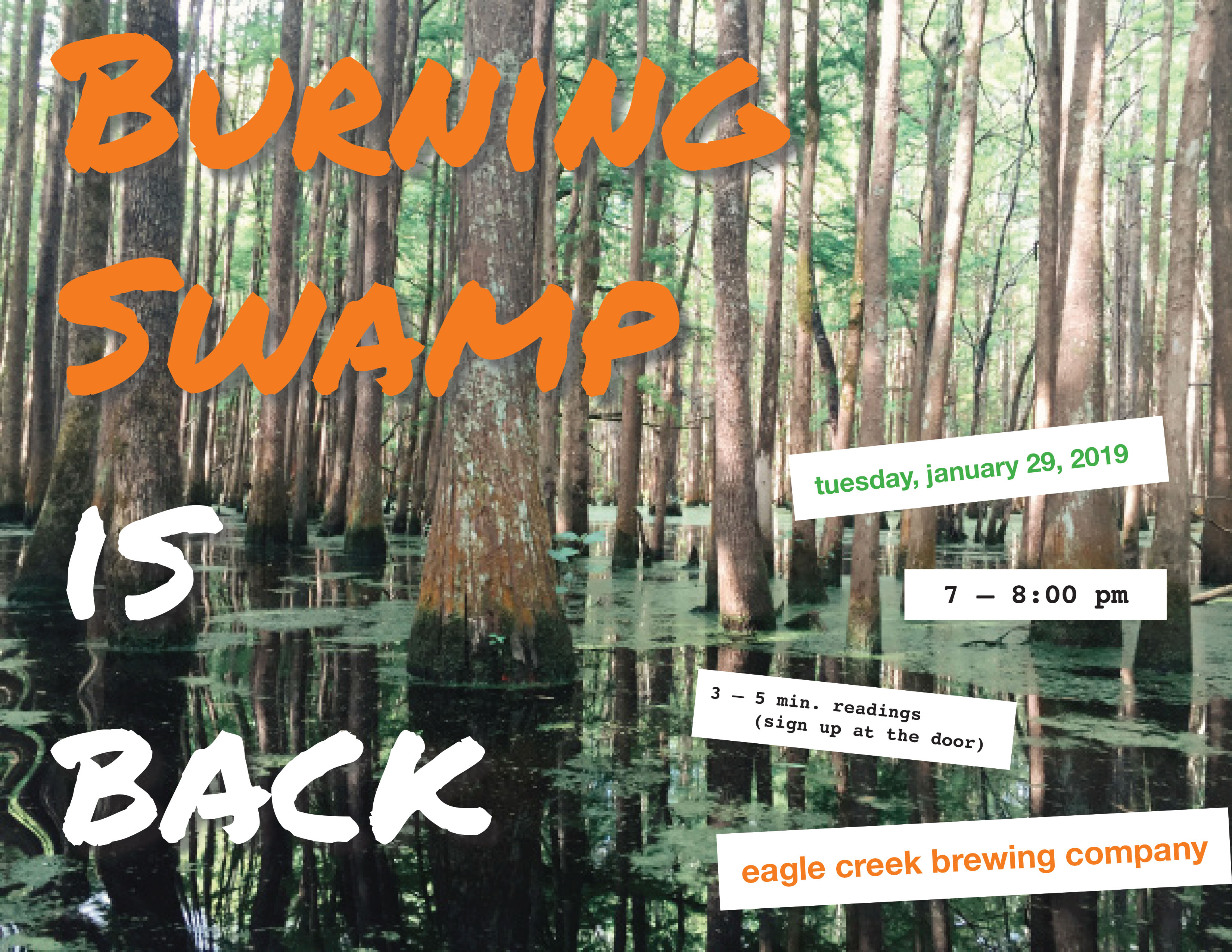 Verses and pub grub: the literary community of Burning Swamp